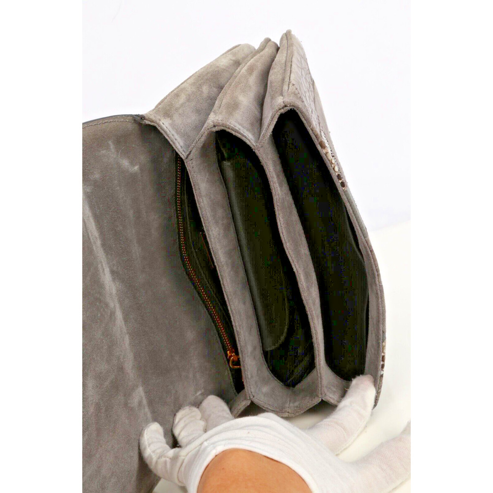 Prada Crocodile Python Suede Leather Exotic Skin … - image 8